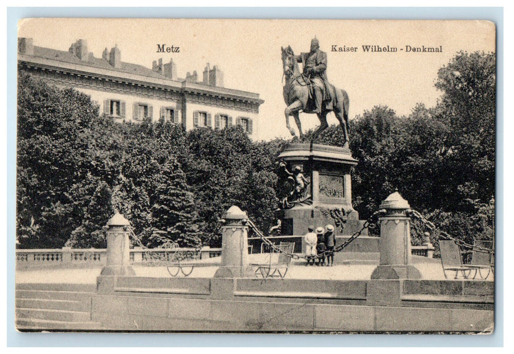 c1910 Kaiser Wilhelm Denkmal (Monument) Germany Antique Unposted Postcard