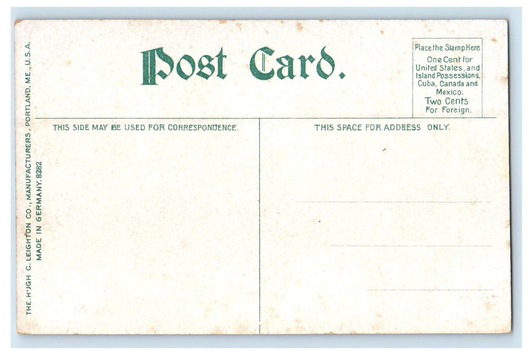c1910's View Of Draper Fountain Hopedale Massachusetts MA Antique Postcard