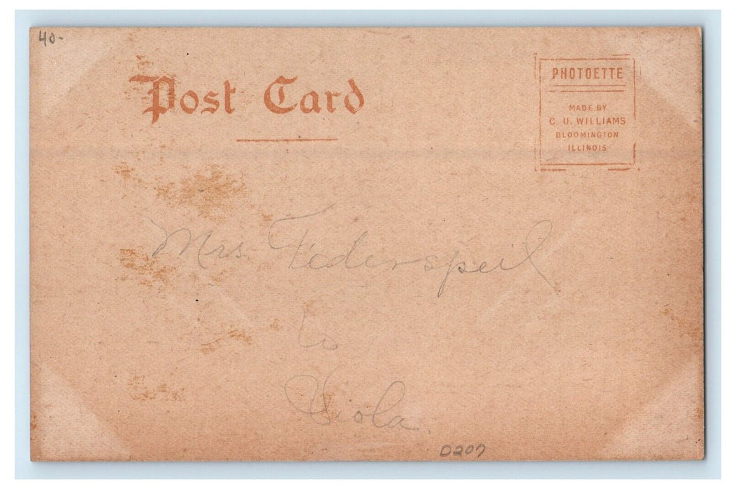 c1905 Indiana School For Feeble Minded Children Ft. Wayne IN Antique Postcard