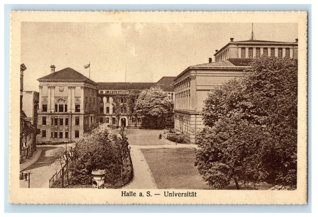 c1910 University of Halle-Wittenberg, Germany Unposted Antique Postcard