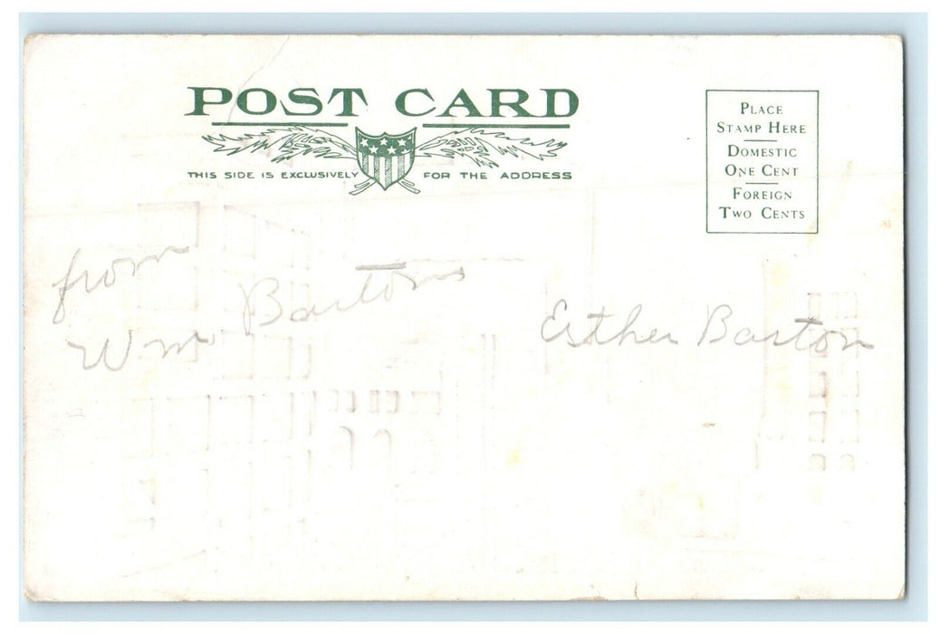 c1905 The Farman Street View Omaha Nebraska NE Undivided Back Postcard