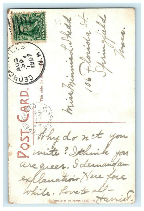 1907 Blodgett's Landing Lake Sunapee New Hampshire NH Antique Postcard
