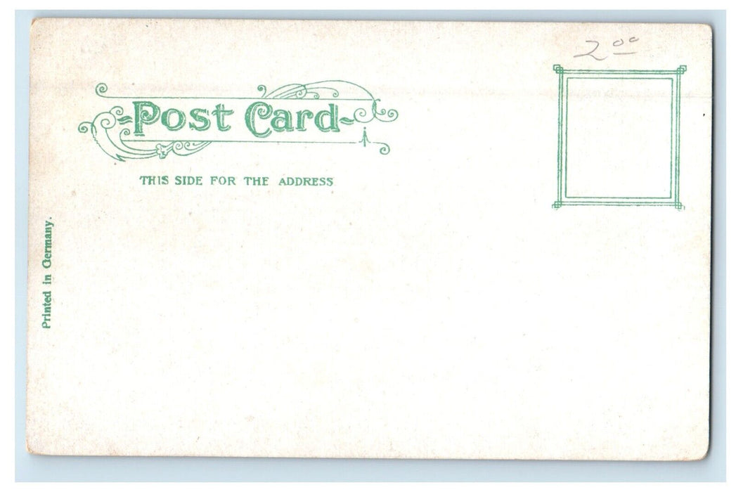 c1905 Soldier's And Sailor's Monument Indianapolis Indiana IN Antique Postcard