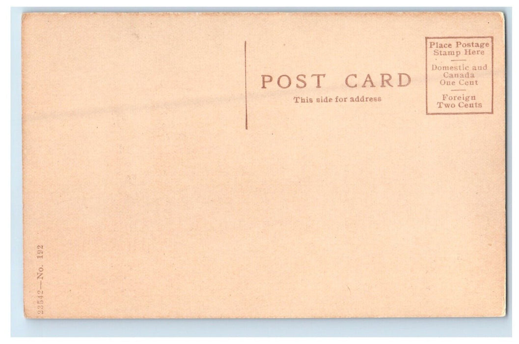 c1910's View Of High School Building Campus Winchester Indiana IN Postcard