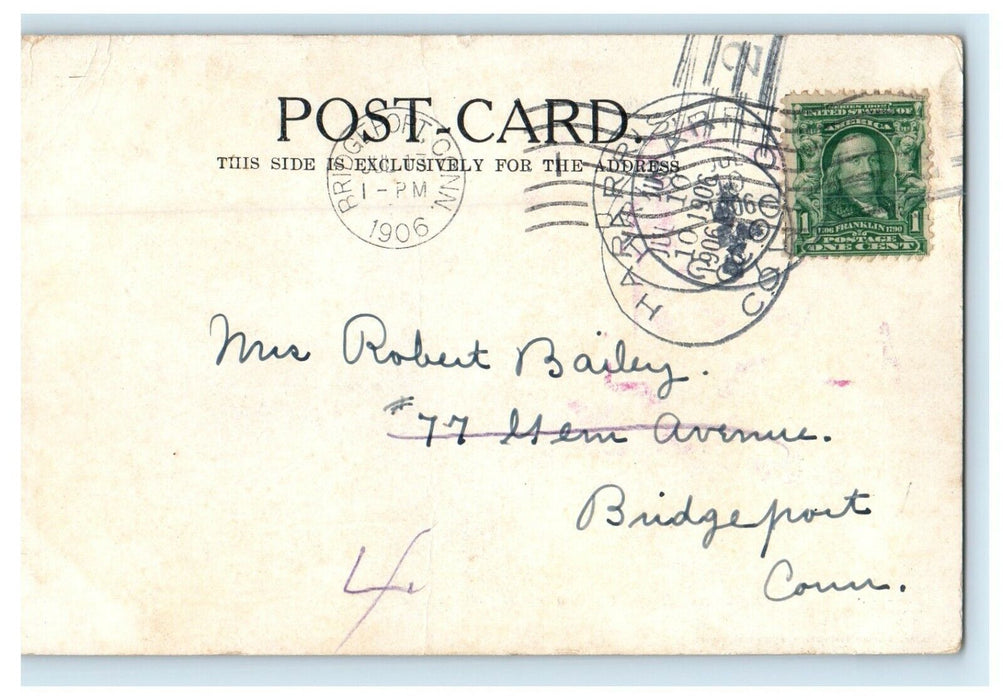 1906 Balance Rock Garden Of The Gods Harris Colorado CO Antique Postcard