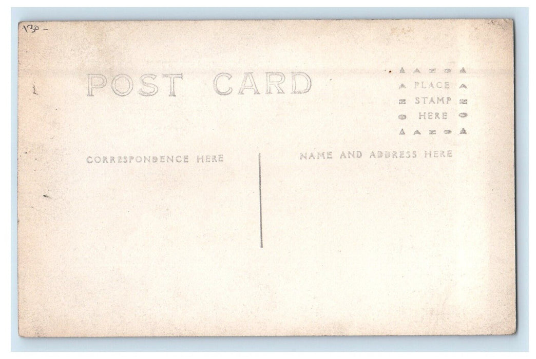 1913 N. Wash Street After Flood Delphi Indiana IN RPPC Photo Antique Postcard