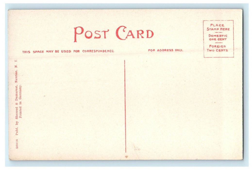 1911 Boat House, Gulvers Lake, New Jersey NJ Antique Unposted Postcard