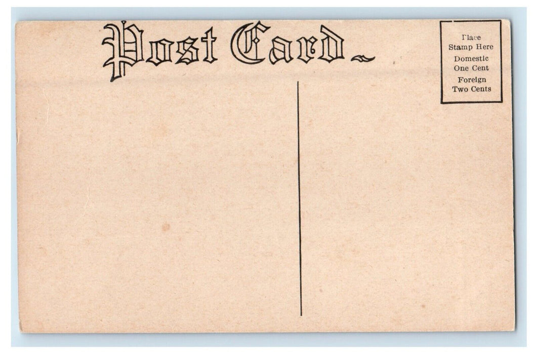 c1910's Court House Building Street View Hartford City Indiana IN Postcard