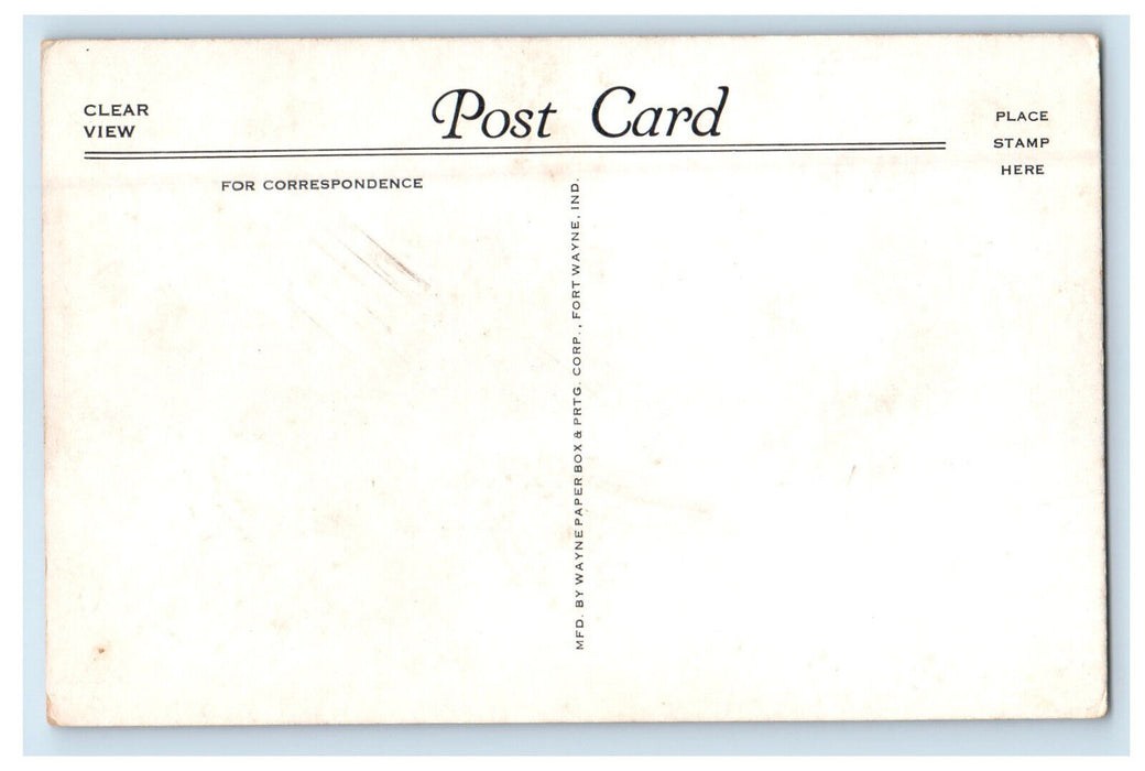 c1940s Limestone Quarry Bedford Indiana IN Unposted Clear View Postcard