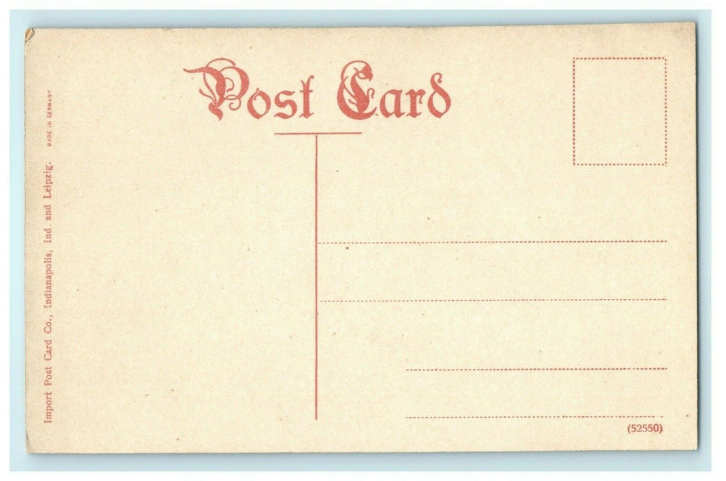 Union Depot Indianapolis Indiana Old Car Vintage Tower Antique Postcard