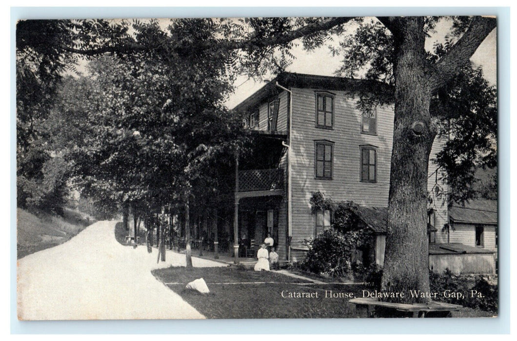 Cataract House Water Gap Delaware Pennsylvania Vintage Postcard