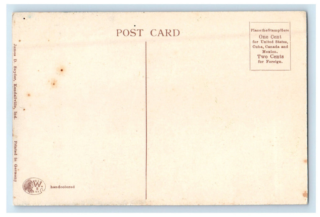 c1910 T & CI Power House Kendallville Indiana IN Antique Unposted Postcard