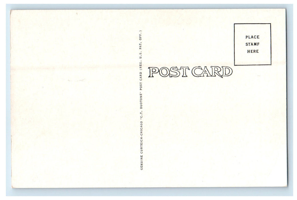 c1950s Wally's Cafe On Route 30 1/2 Mile West of Dyer Indiana IN Postcard