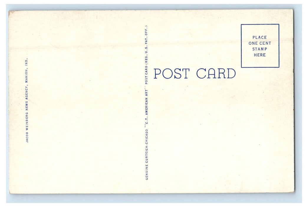 c1920s Multiview, Veterans Administration Hospital Marion Indiana IN Postcard