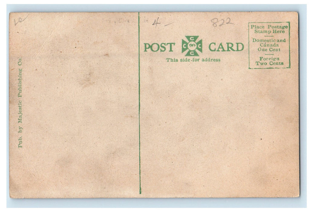 c1910 Barnard's Sanitarium Martinsville, Indiana IN Unposted Postcard