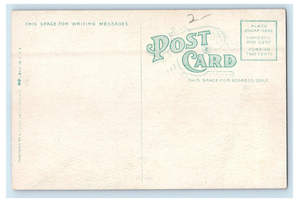 c1910 Steamer City of Louisville Madison Indiana IN Unposted Postcard