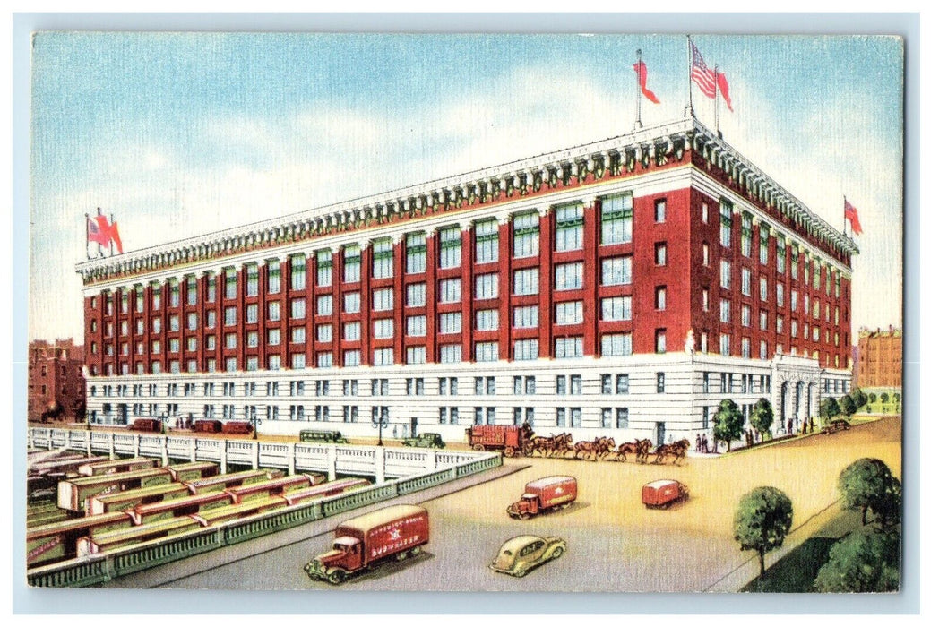 Exterior Of Bottling Plant Trucks Anheuser Busch Budweiser St. Louis MO Postcard