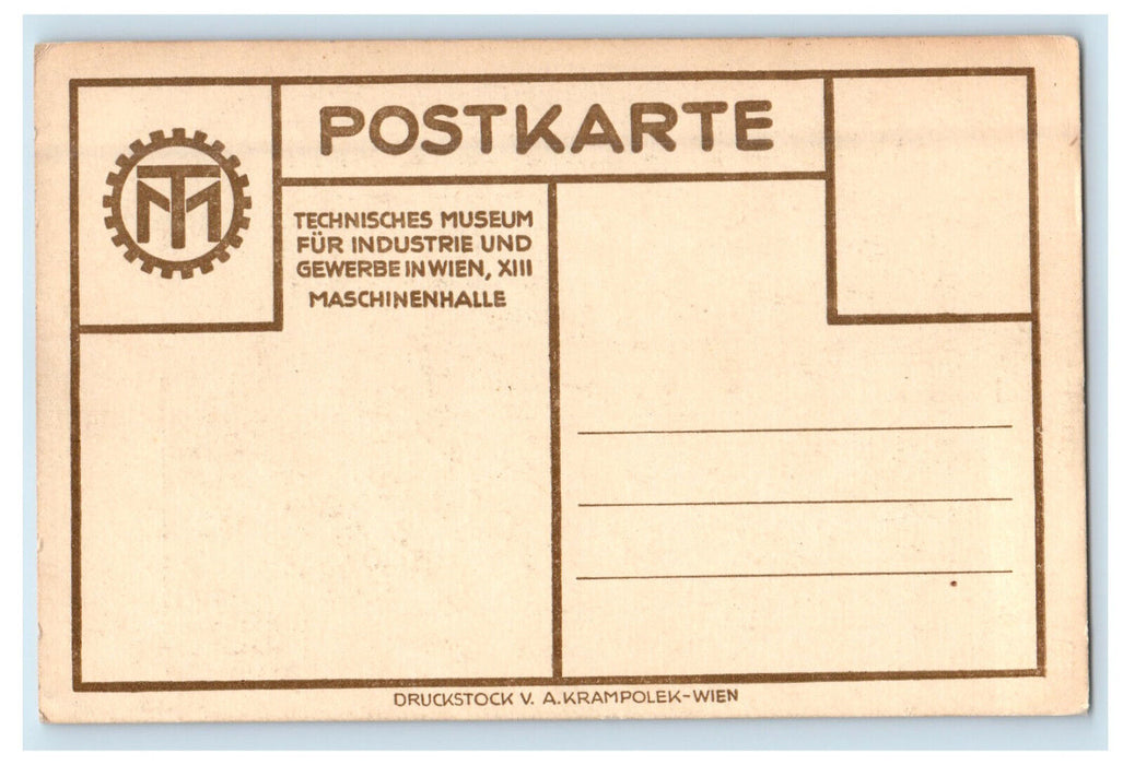 c1910 Technisches Museum Fur Industrie Und Gewerbe In Wien XIII Austria Postcard