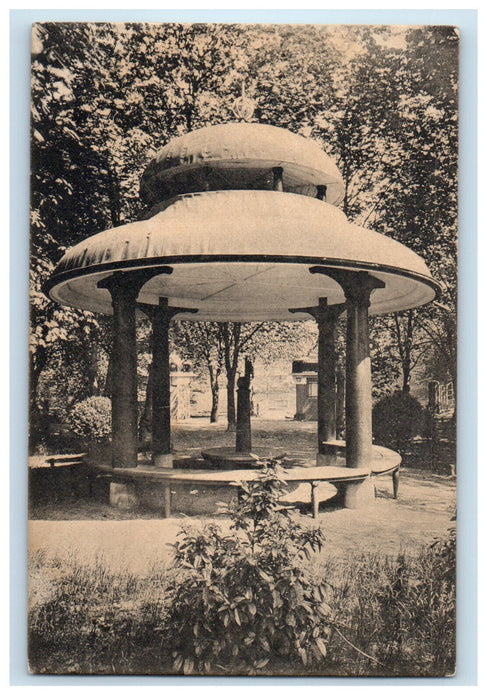 1908 Indischer Tempel (Burgerpark) Bremen Germany Posted Antique Postcard