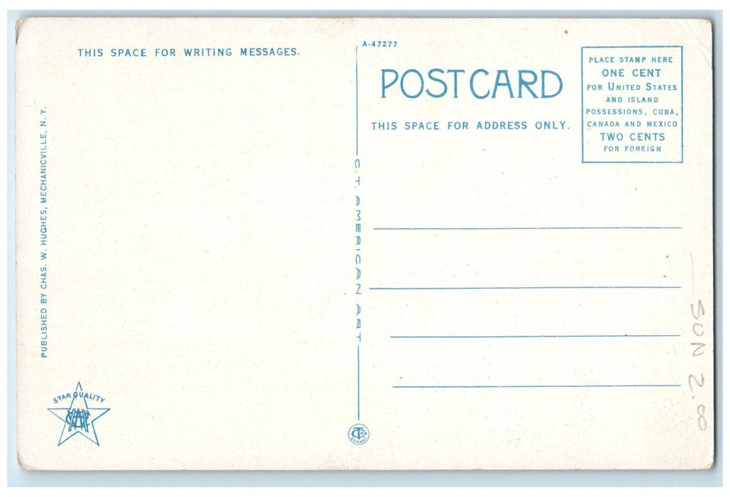 c1930's City Hall Building Street View Rutland Vermont VT Vintage Postcard