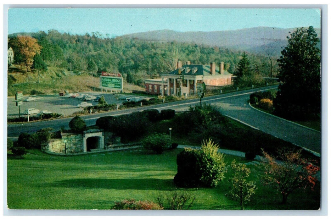 Natural Bridge Virginia VA, View From Porch Of Hotel Rockbridge Center Postcard