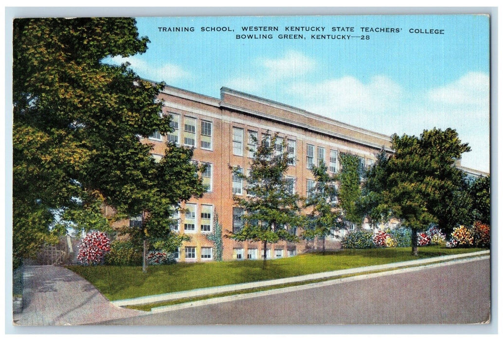 1952 Training School Western Kentucky State Teachers College Kentucky Postcard