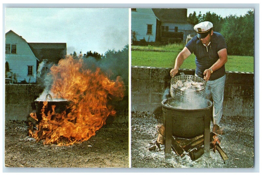 1960 Viking Restaurant Ellison Bay Multi-View Wisconsin Antique Vintage Postcard