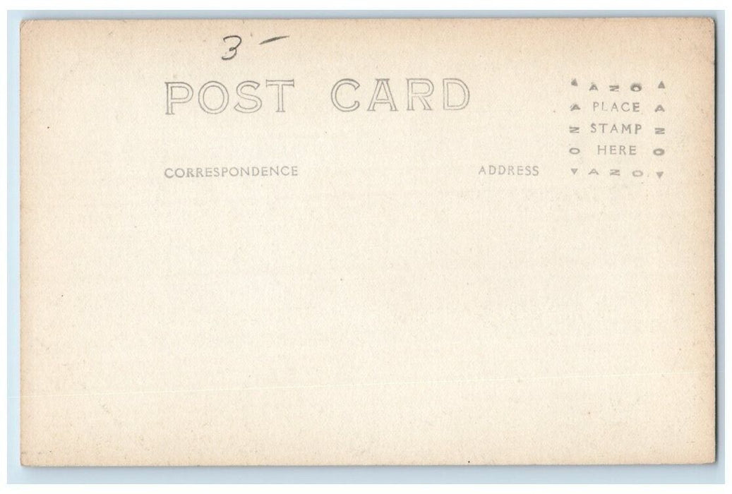 c1920's Busch Gardens Fountain View Pasadena California CA RPPC Photo Postcard