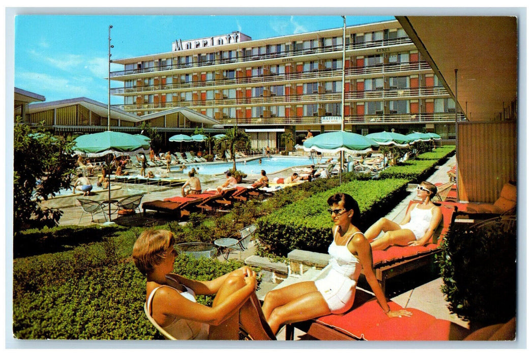 c1950's Marriott Motor Hotel Downtown Washington DC Unposted Postcard