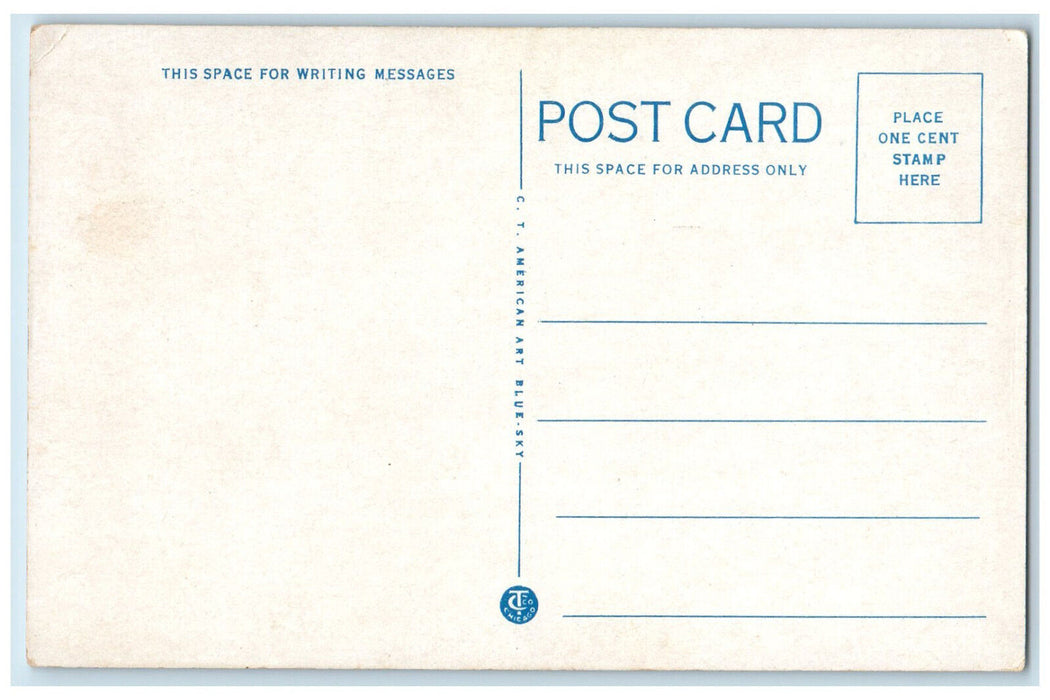 c1920's Castle Rock Lincoln Highway Green River Wyoming WY Antique Postcard