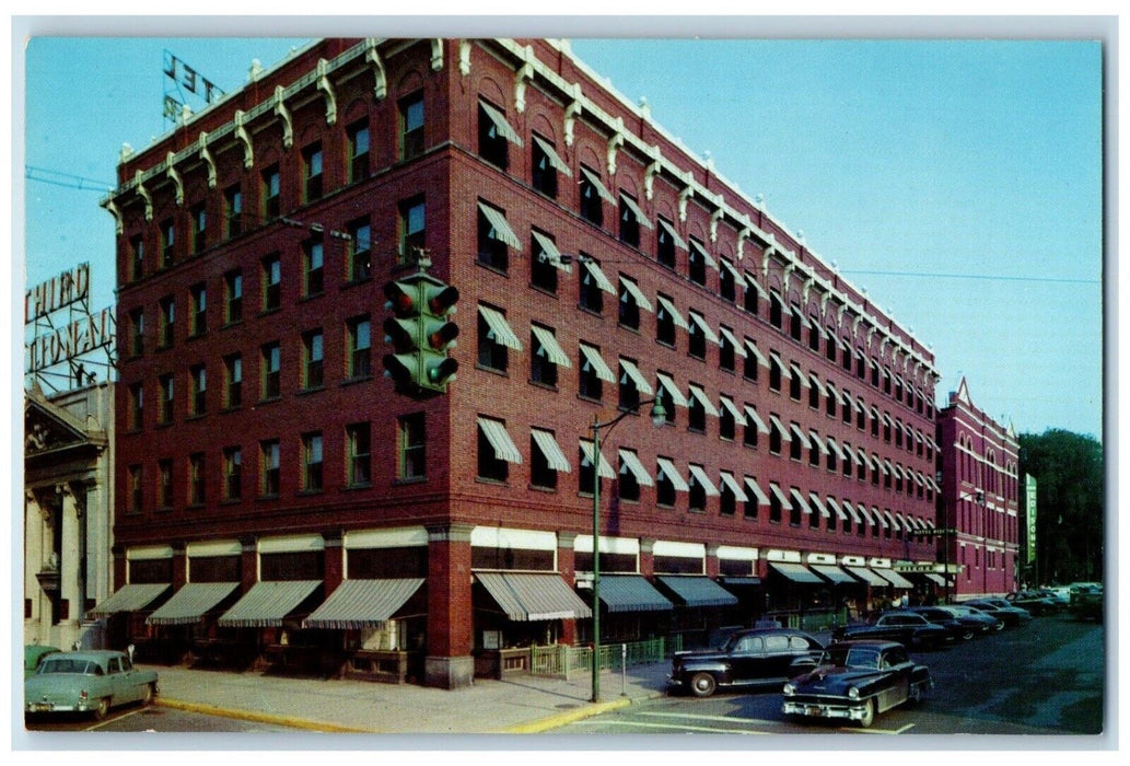 c1960 Ohio Lake Erie Vacationland Hotel Rieger Sandusky Ohio OH Antique Postcard