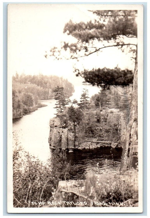 c1920's Echo Rock View Taylors Falls Minnesota MN RPPC Photo Unposted Postcard
