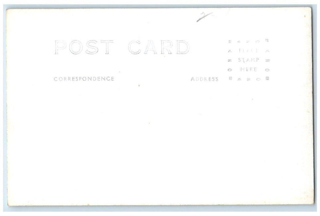 c1920's Mountain Road US Highway 16 Trailside Buffalo WY RPPC Photo Postcard