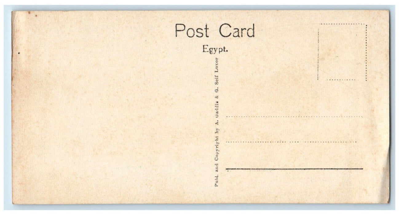 c1910's Luxor Sunset On The Nile Boat Egypt RPPC Photo Unposted Antique Postcard