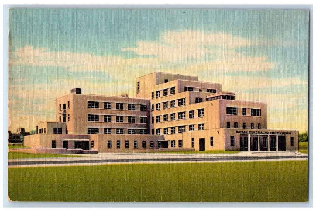 1954 Bataan Memorial Methodist Hospital Albuquerque New Mexico NM Postcard