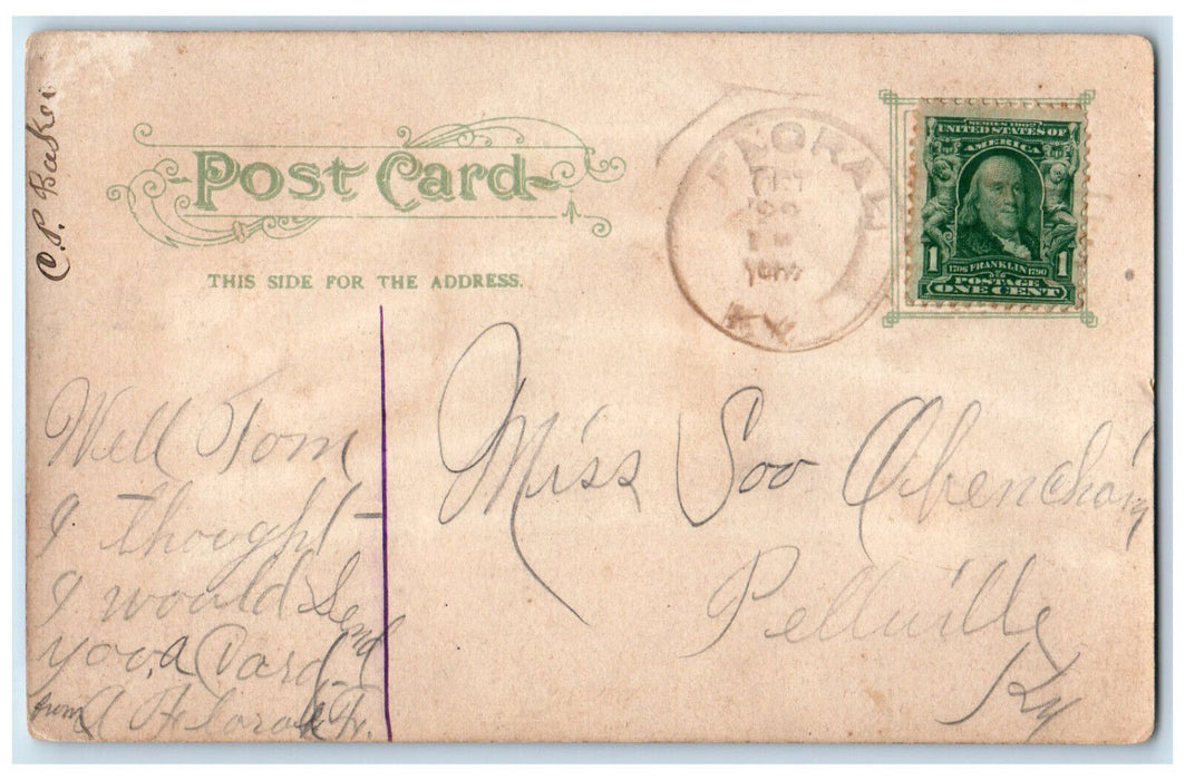c1910 Richmond Hotel North Adams Massachusetts MA Posted Antique Postcard