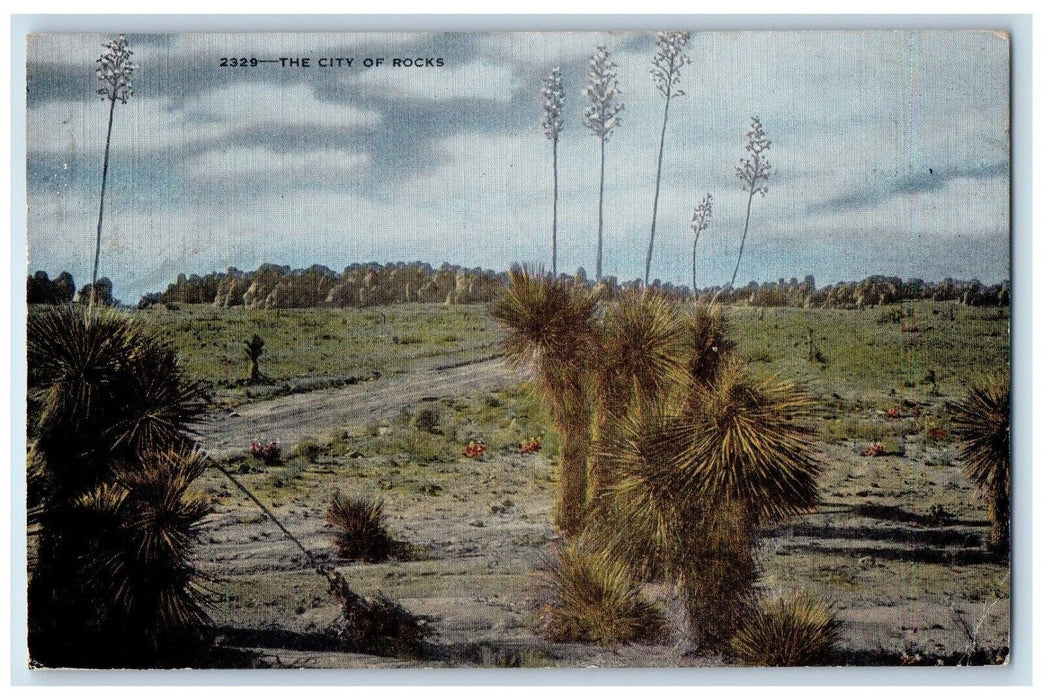 1954 Scenic View Road City Rocks Odessa Texas Vintage Posted Antique Postcard