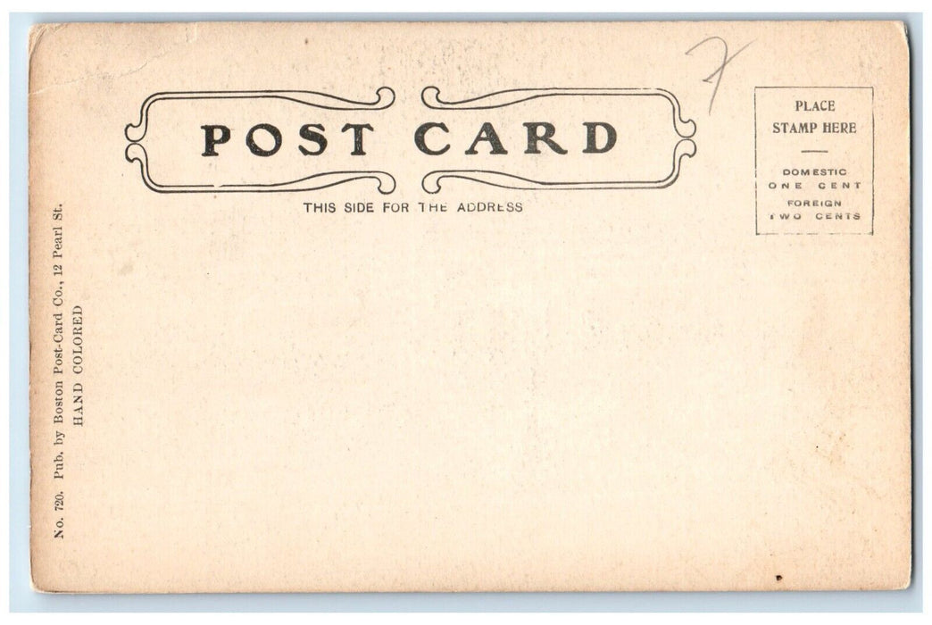 c1905 View from Farragut House Piazza Rye Beach New Hampshire NH Postcard