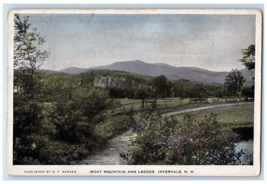 1916 Moat Mountain and Ledges New Hampshire NH Antique Posted Postcard