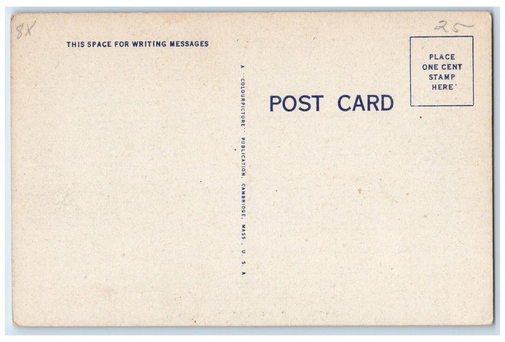 c1930's Greetings from Bradford New Hampshire NH Correspondence Postcard