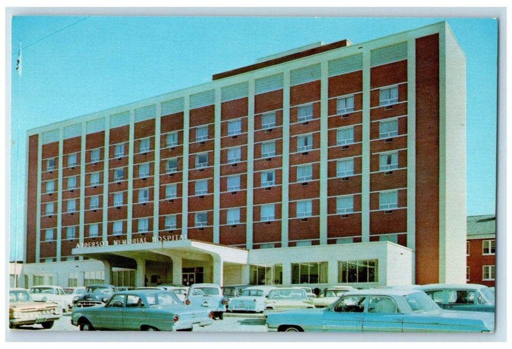 c1950's Anderson Memorial Hospital Anderson South Carolina SC Vintage Postcard