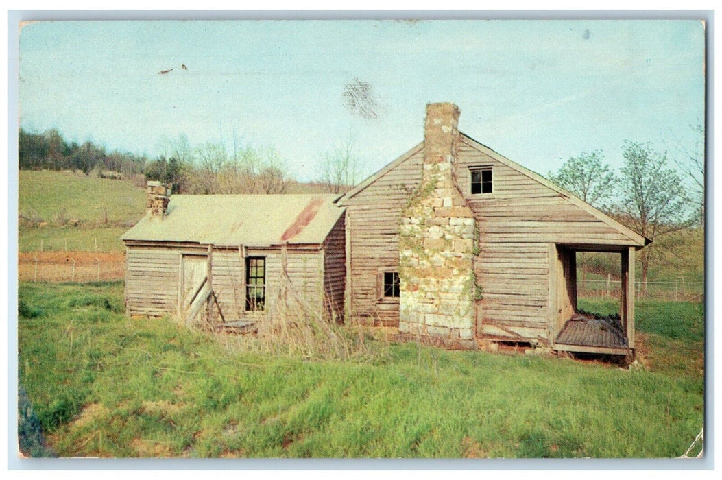 1960 Exterior Birthplace Building Cordell Hull Near Byrdstown Tennessee Postcard