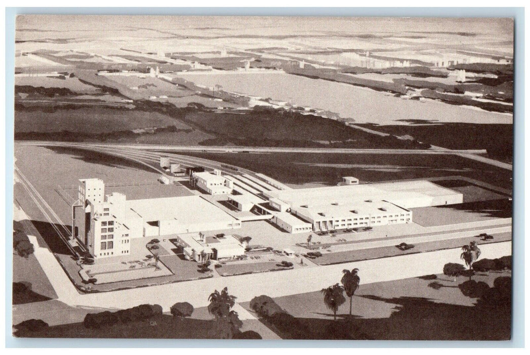 c1960's Western Home of Anheuser-Busch Inc Los Angeles California CA Postcard
