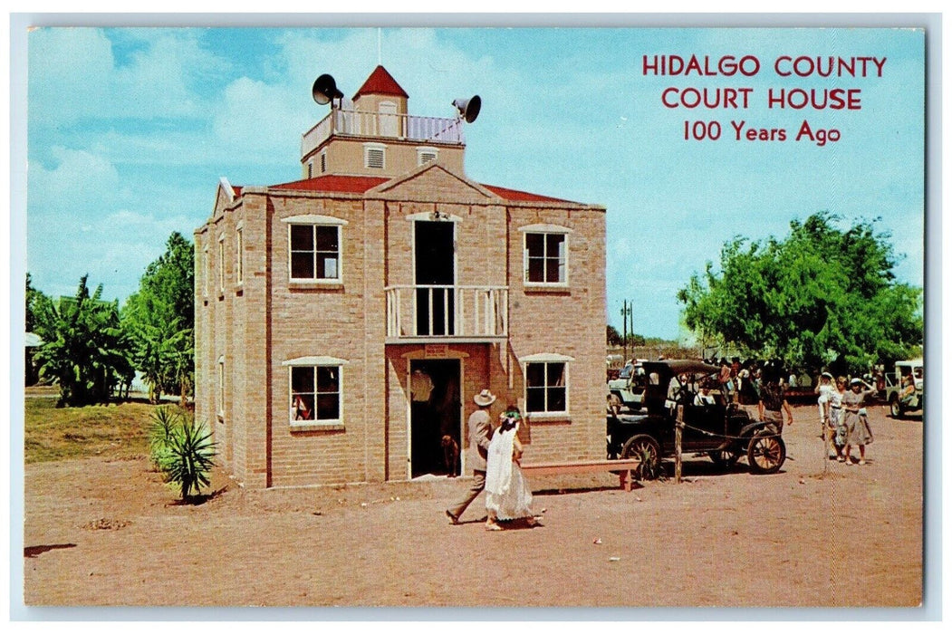 1960 Exterior View Hidalgo County Court House Building Hidalgo Texas TX Postcard