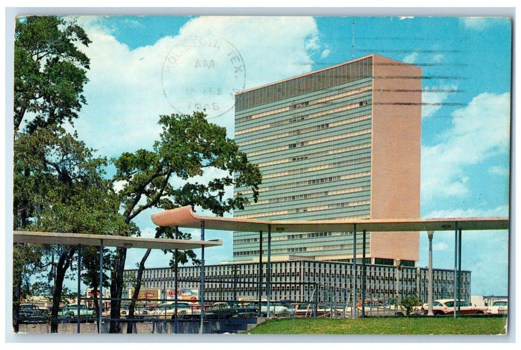 1966 Medical Towers Building Texas Medical Center Houston Texas Vintage Postcard