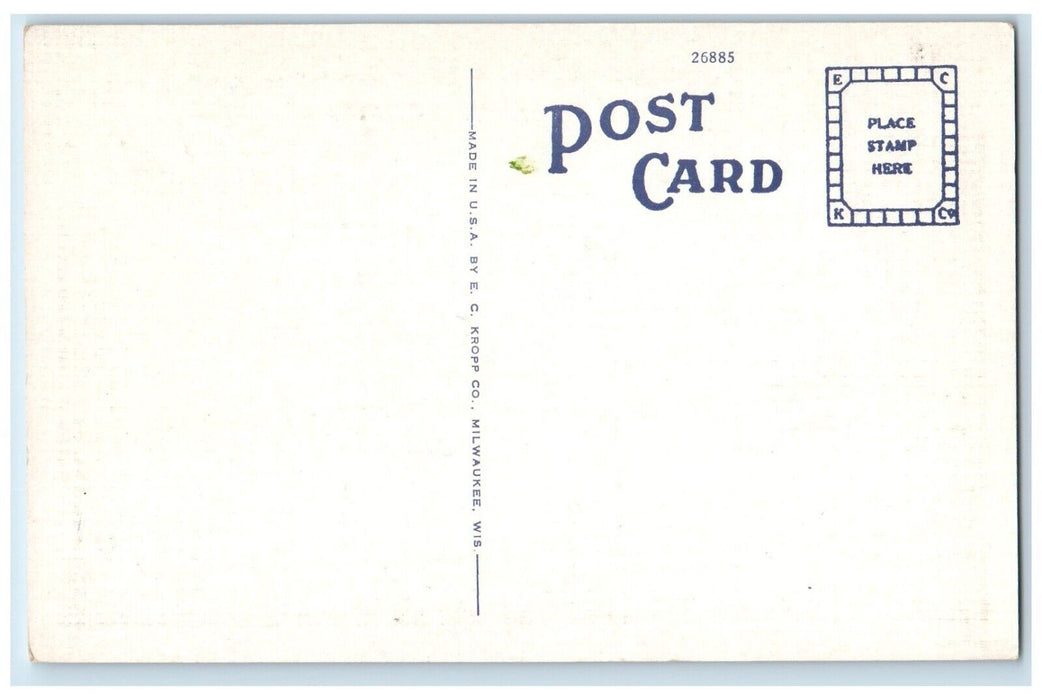 c1930's The AT Lloyd Estate Highland Park Dallas Texas TX Vintage Postcard