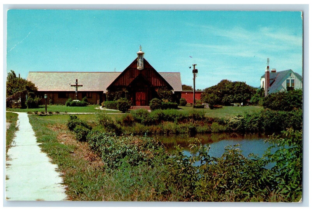 c1930's St. Mary's Star Of The Sea Catholic Church Virginia Beach VA Postcard