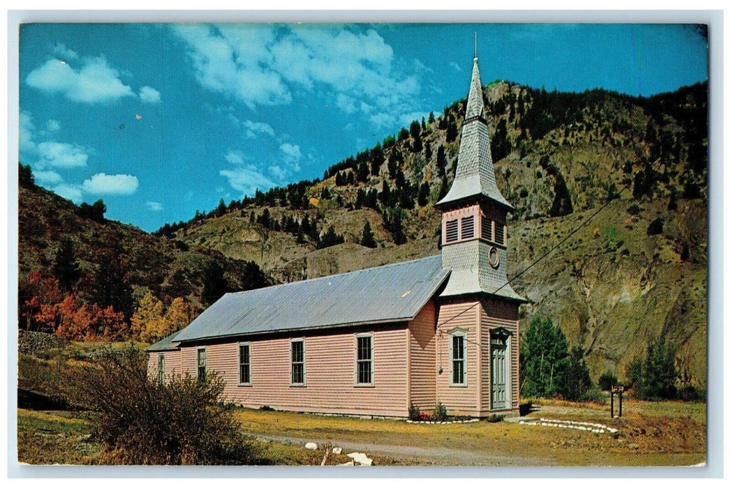 c1960's Saint Rose Of Lima Catholic Church Lake City Colorado CO Postcard