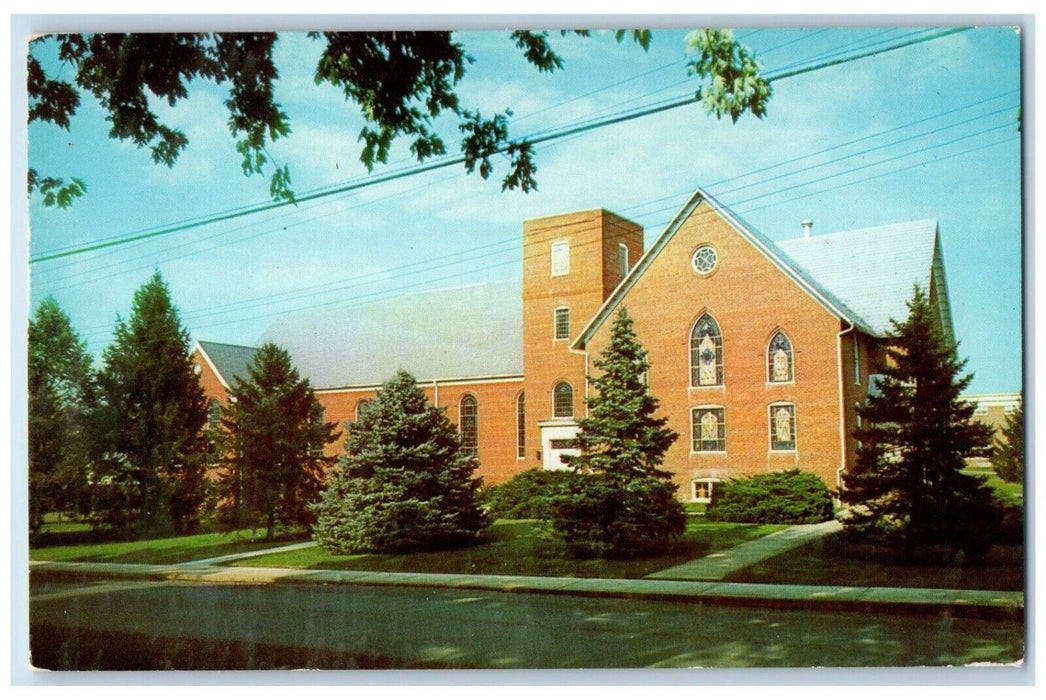 College Street Church Of The Brethren Bridgewater Virginia VA Vintage Postcard