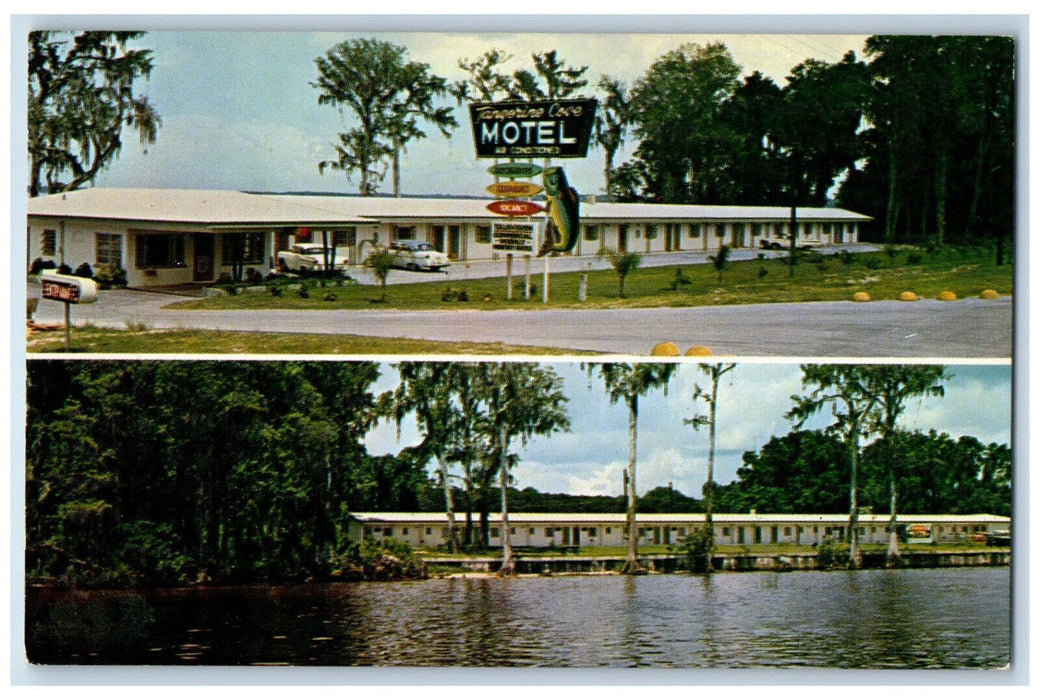 c1950's Tangerine Cove Motel Resort and Restaurant Florida FL Multiview Postcard